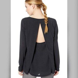 UA Whisperlight Long Sleeve Gray Top Womens Size Small